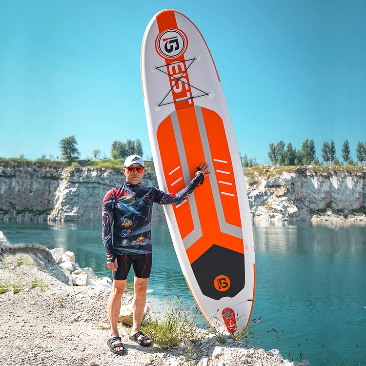 Изготовленный на заказ размер стоит вверх всходит на борт Surfboard мягкого Longboard Затвора Planche De Прибоя Раздувн 9FT маленького глотка Watersport