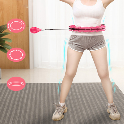 ABS 24 обруча Hula фитнеса узлов умных, 24 раздела утяжелил обруч 1.3kg Hula