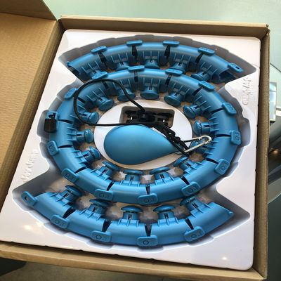 Круг спорта тренировки йоги регулируемый утяжелил обруч Hula фитнеса спортзала