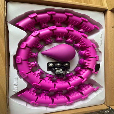 Круг спорта тренировки йоги регулируемый утяжелил обруч Hula фитнеса спортзала