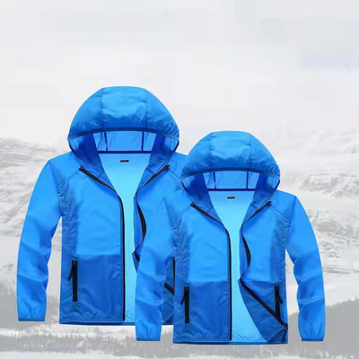 Одежда предохранения от Eco застежка-молнии Hoodie Солнц-защитных женщин Upf 50 4% лайкра нейлона 96% Breathable роскошная ультрафиолетовая