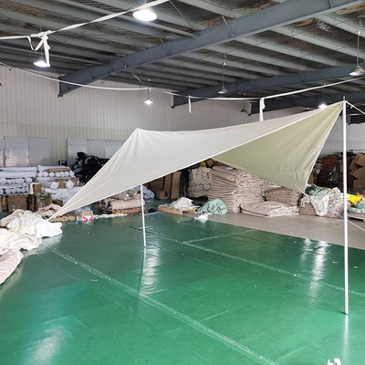 Windproof серебряной тени укрытия Солнца ткани с покрытием складное Rainproof