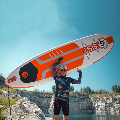 Стойте вверх раздувной Surfboard летания затвора маленького глотка с веревочкой ноги