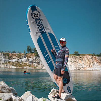 Стойте вверх раздувной Surfboard летания затвора маленького глотка с веревочкой ноги